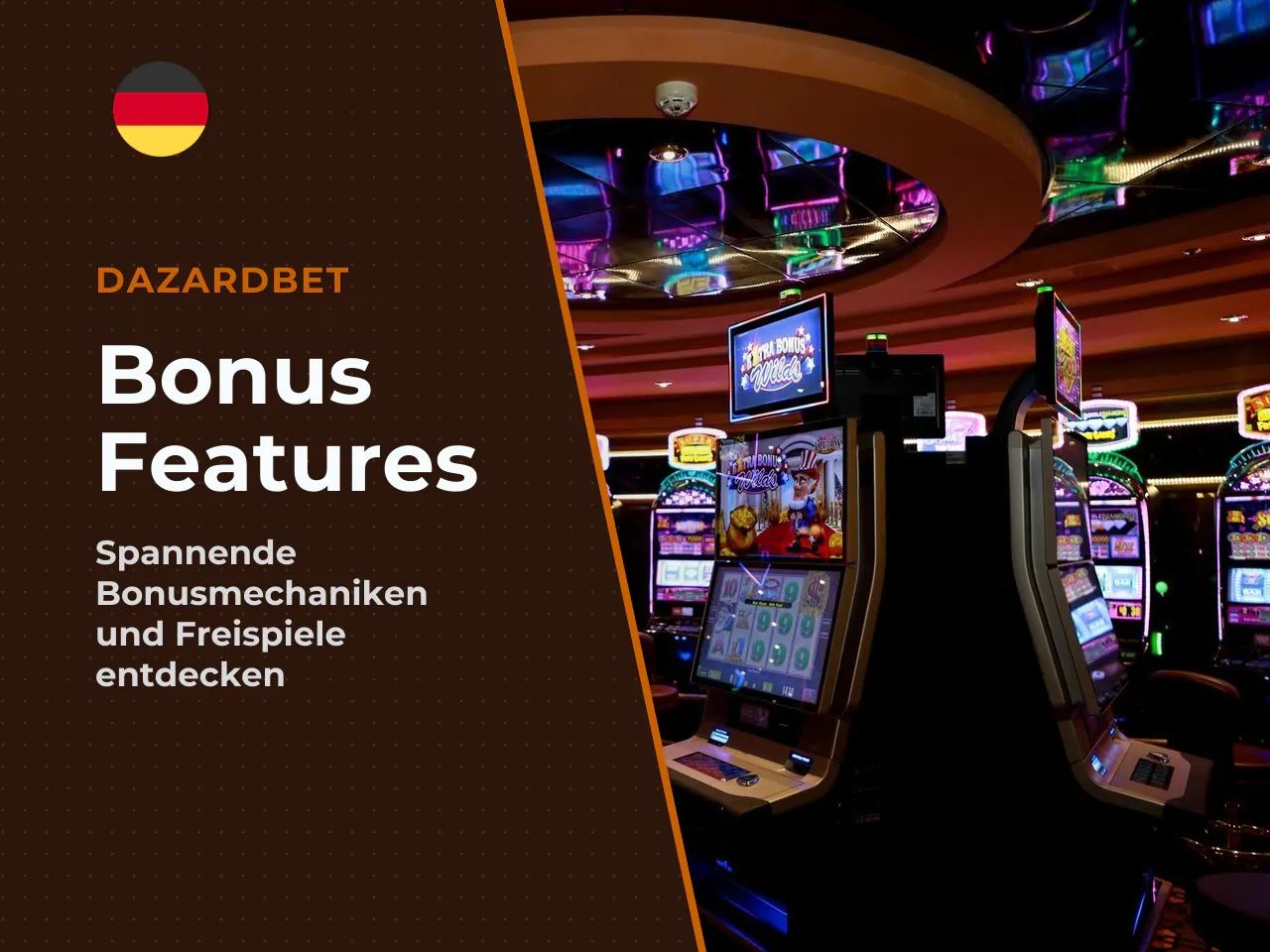 Re-Trigger und Bonus-Feature im Spielverlauf. Landen