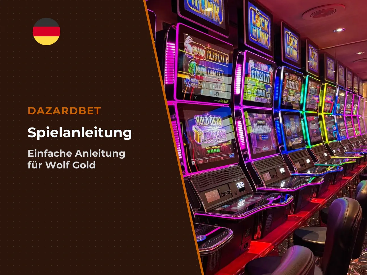 So funktioniert Wolf Gold online. Um