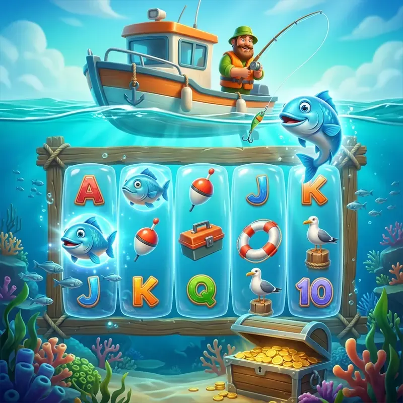 Fishin Frenzy spielen Slot, Demo, kostenlos