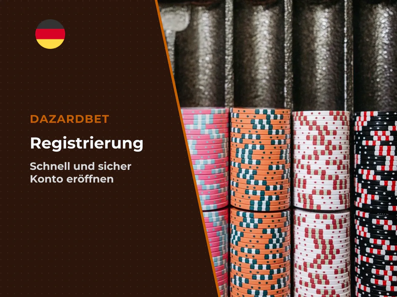 Konto erstellen und bei Dazardbet anmelden