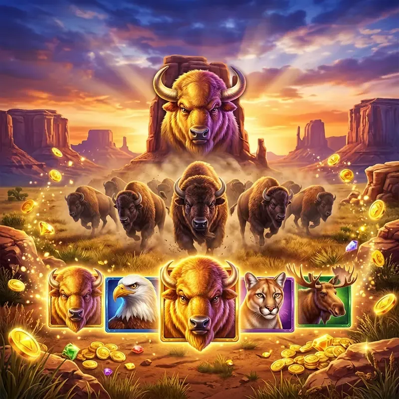 Buffalo King spielen kostenloser Demo Slot