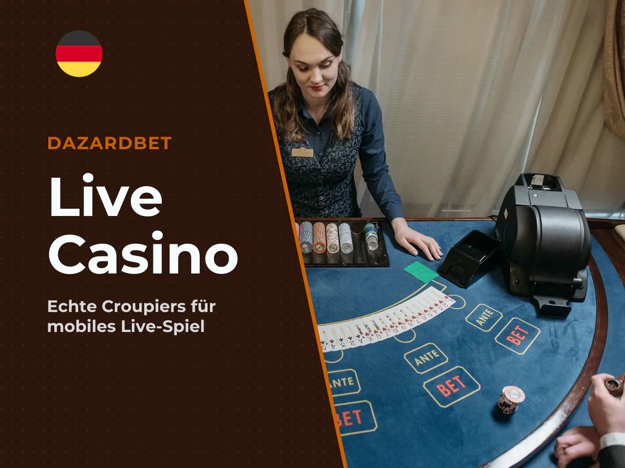 Live Casino mit Blackjack, Roulette und