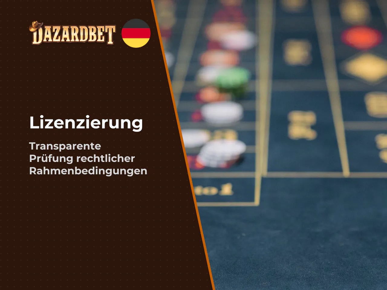 Lizenzierung und Regulierung bei Dazardbet. In