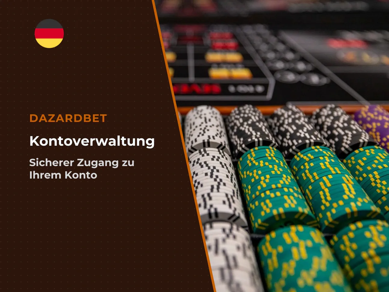 Kontoverwaltung, Transaktions- und Anmeldeverlauf. Das Nutzerkonto