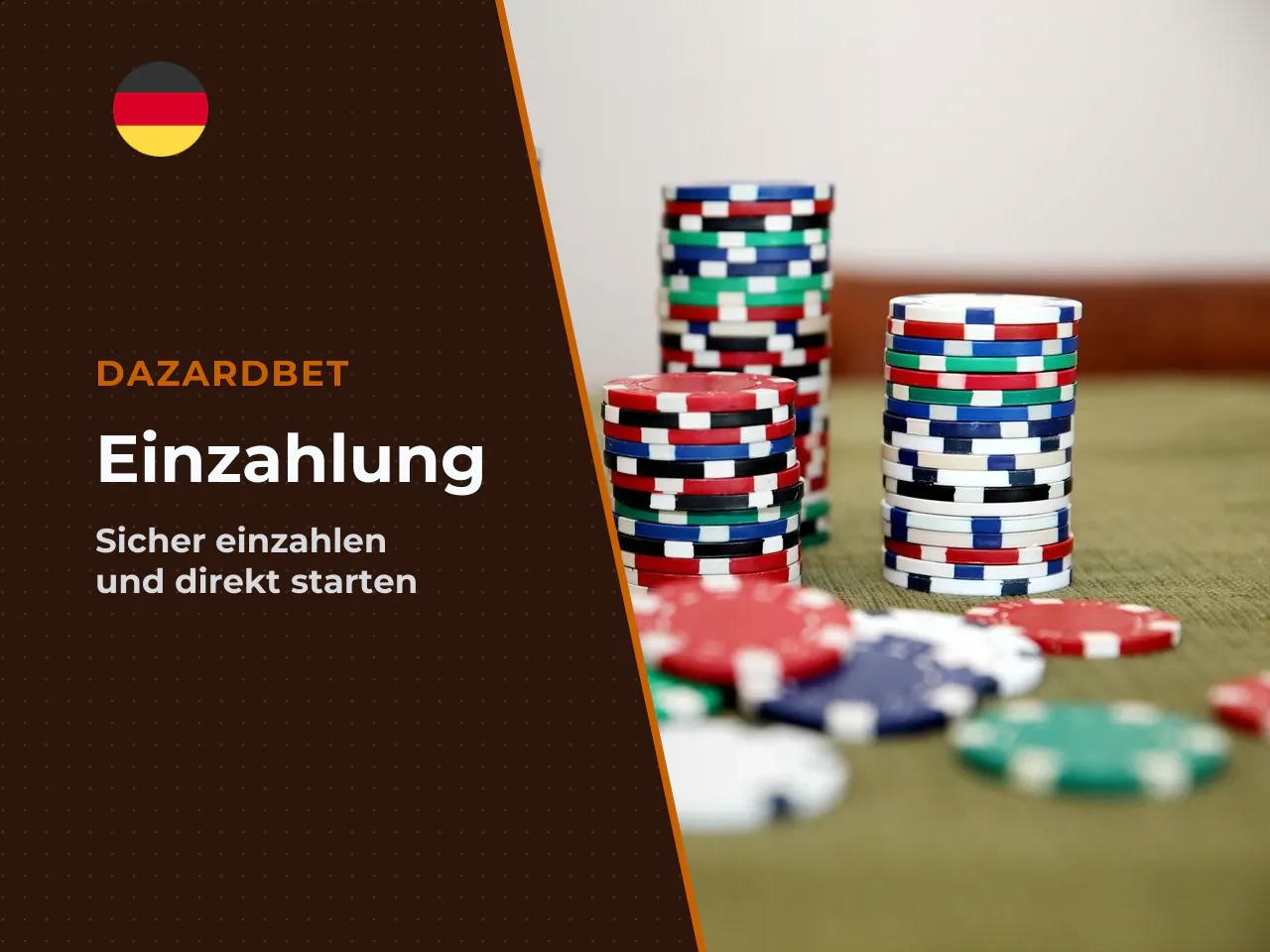 Checkliste vor der ersten Einzahlung. 1