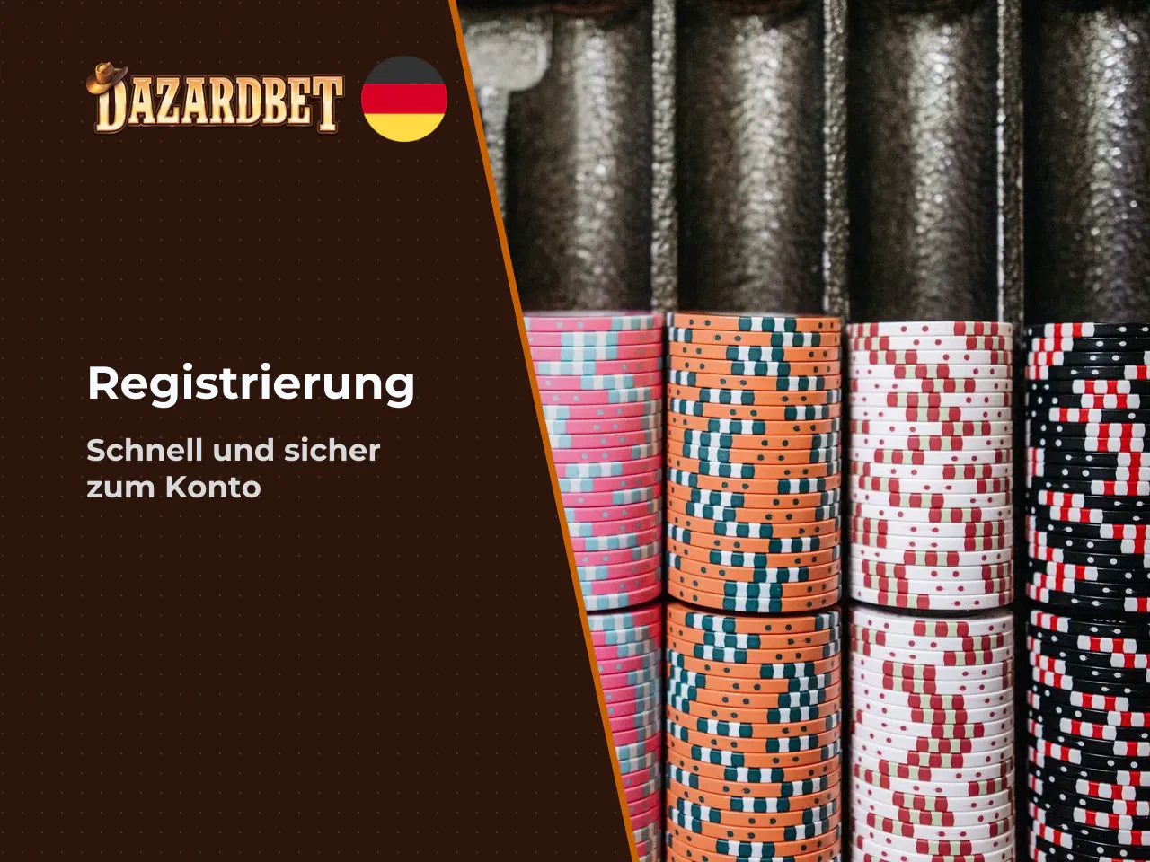 Anmeldung und Registrierung bei Dazardbet. Die