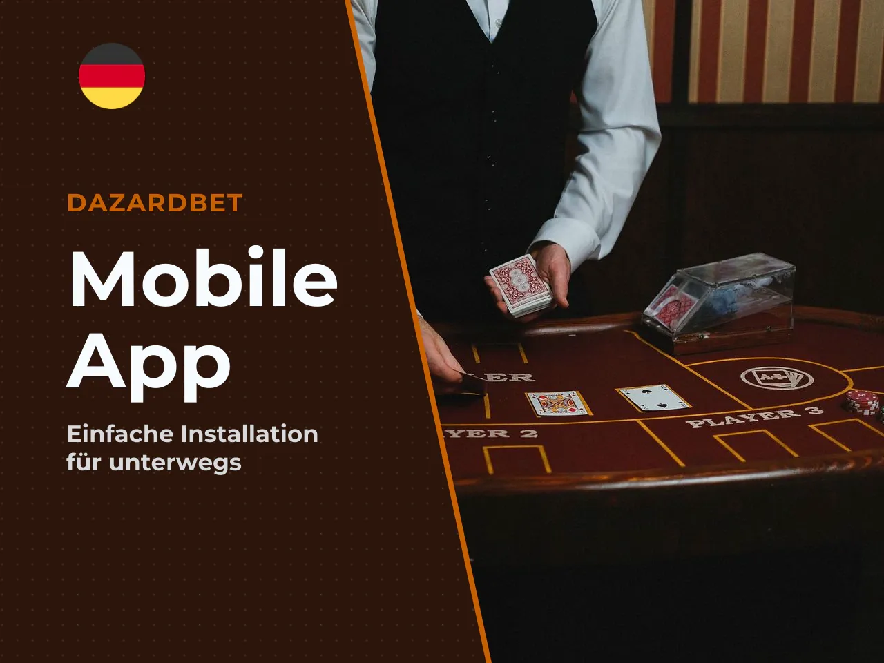 Dazardbet PWA in Safari öffnen und
