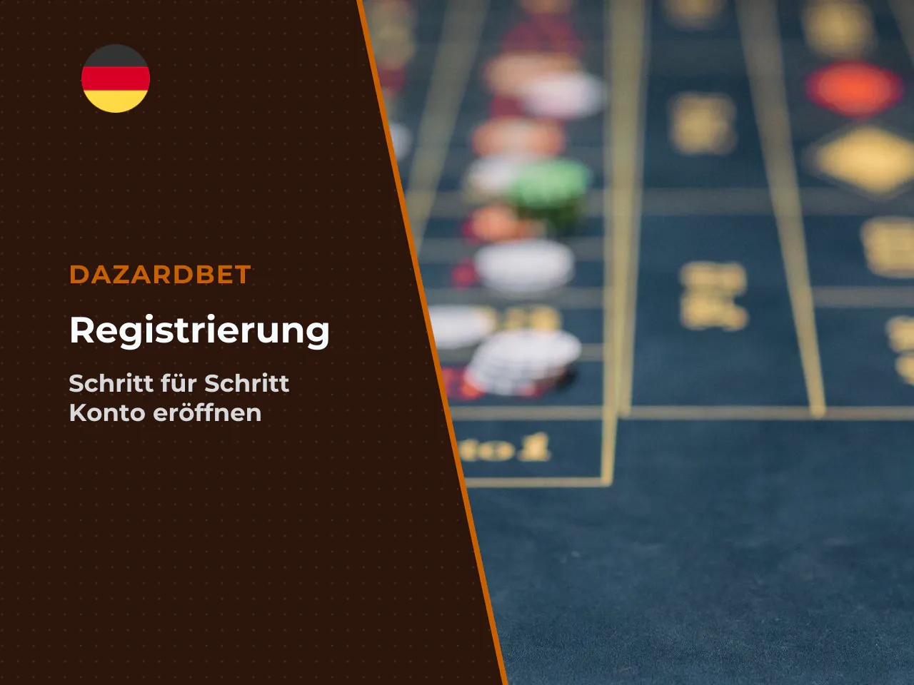 Registrierungsformular korrekt ausfüllen. Im ersten Schritt