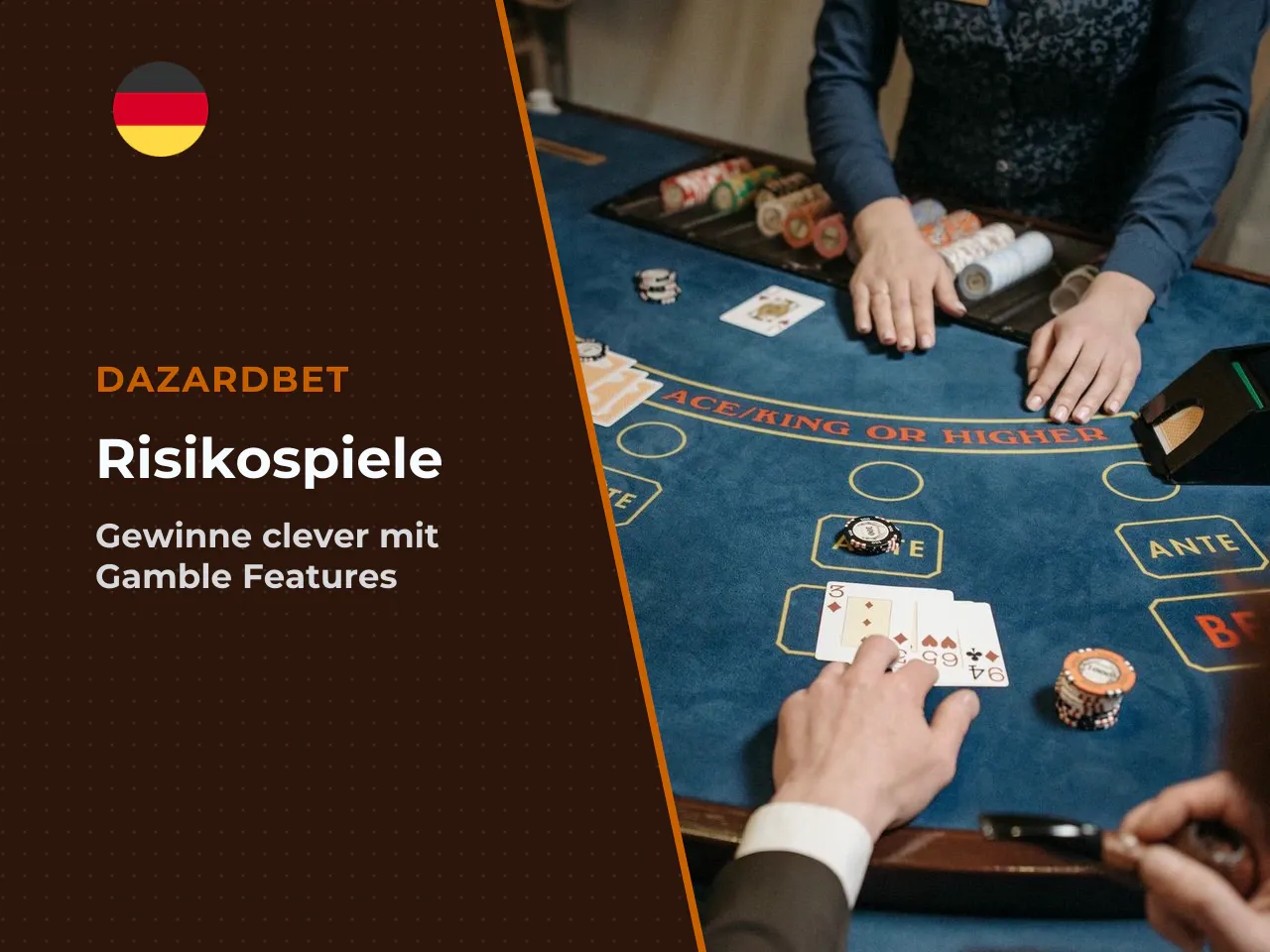 Risiko- und Gamble-Feature verstehen. Nach jedem