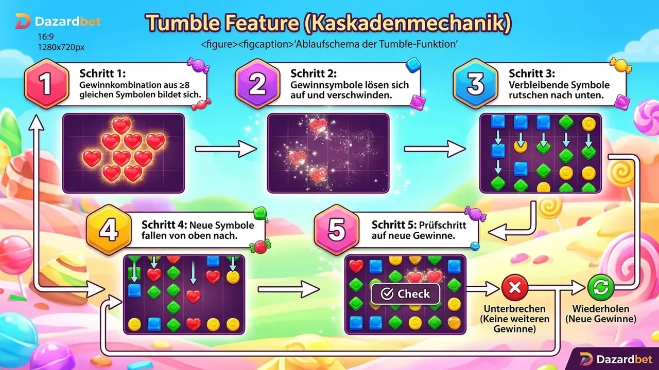 Tumble Mechanik in Sweet Bonanza 1000