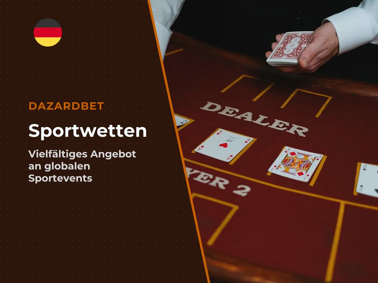 Sportarten und Wettmärkte. Das Programm umfasst