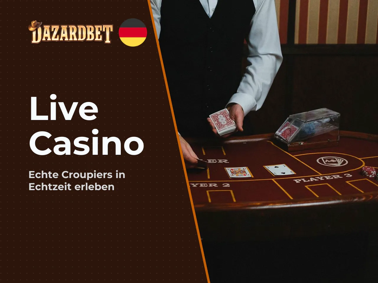 Live-Casino, Blackjack und Tischspiele. Der Live-Casino-Bereich